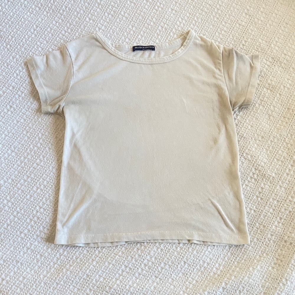 White brandy Melville crop top